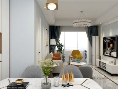 上江界-110㎡-现代风效果图