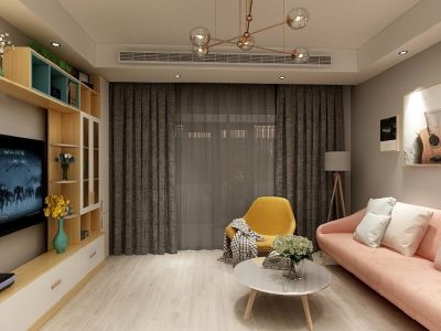 新田时代-85㎡-北欧风效果图