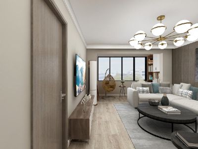 印象城-100㎡-现代风效果图