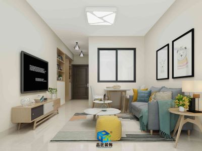 蓝城映像-85㎡-北欧风效果图