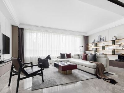 融创星河和平印-127㎡-现代风效果图