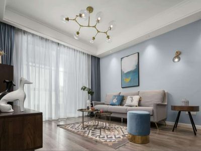 麒麟家园-97㎡-北欧风效果图