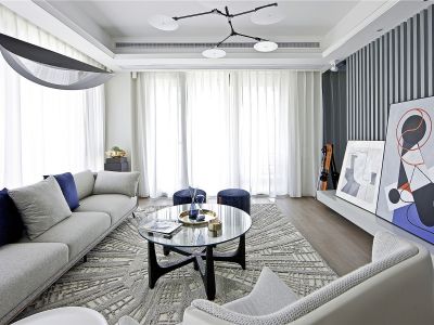 天地源熙樾台-110㎡-现代风效果图