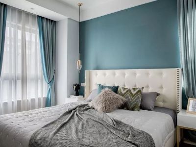 兰州银河世茂项目璀璨天宸-89㎡-简约风效果图