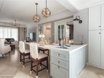 兰州碧桂园三期文璟城-125㎡-美式风效果图