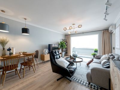 保利领秀山-80㎡-北欧风效果图