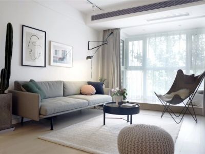 金城御景园-80㎡-简约风效果图