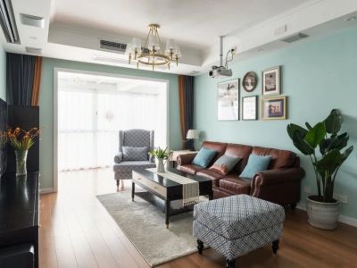 益通筑梦时代广场-125㎡-美式风效果图