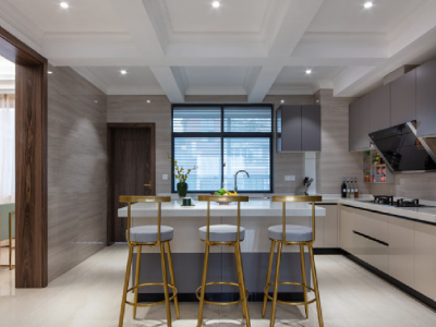 新世纪颐龙湾-200㎡-中式风效果图