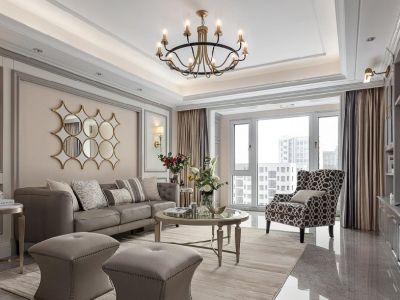 雅颂居二期-147㎡-现代风效果图