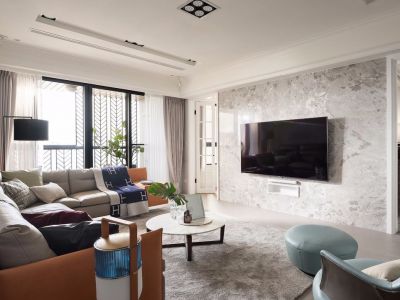 雄飞生活广场-135㎡-现代风效果图