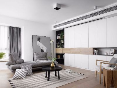 锦尚春天-122㎡-现代风效果图