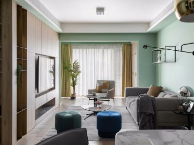 中海国际社区-115㎡-北欧风效果图