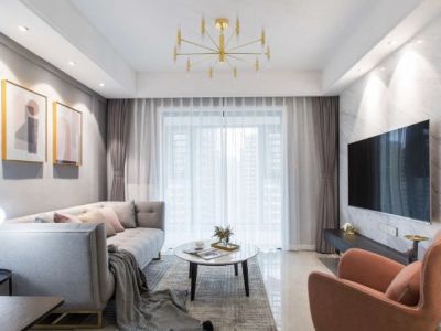 水韵尚城-120㎡-现代风效果图