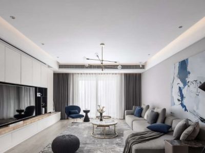 长富新城-135㎡-现代风效果图