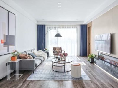 龙湖天钜-119㎡-北欧风效果图