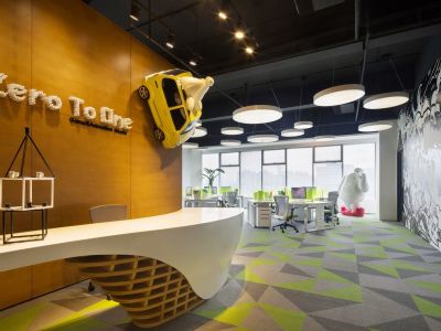 办公室-650㎡-现代风效果图