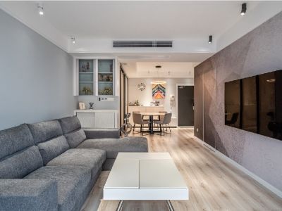 黄河新村-95㎡-现代风效果图