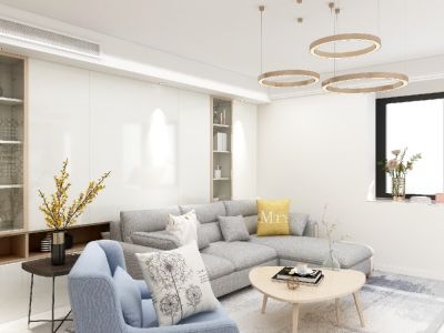 华润橡树湾一期-116㎡-现代风效果图