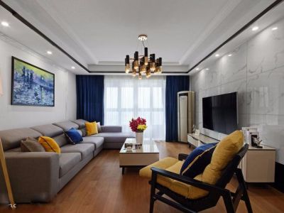 中南世纪城-112㎡-现代风效果图