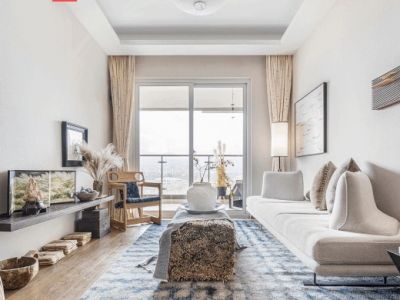 松湖碧桂园-105㎡-简约风效果图