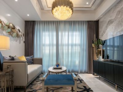 望海领域-119㎡-轻奢风效果图