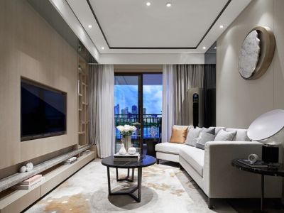 中南漫悦湾-93㎡-现代风效果图