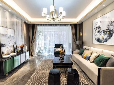 兰石·豪布斯卡-137㎡-轻奢风效果图