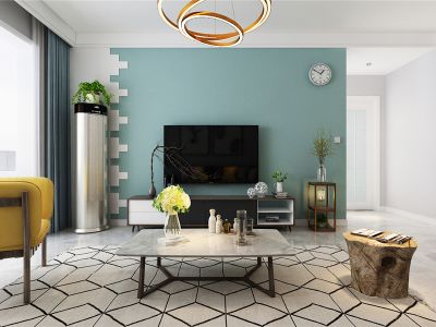 景悦·湟水湾-130㎡-北欧风效果图