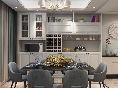 宿迁翰林国际欧式风格90平米三室两厅装修案例