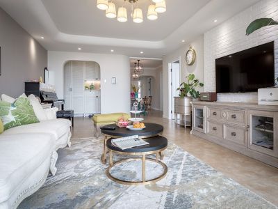 世正爱丽安-120㎡-美式风效果图