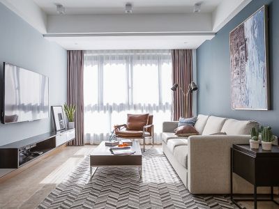 阳光嘉园-113㎡-现代风效果图