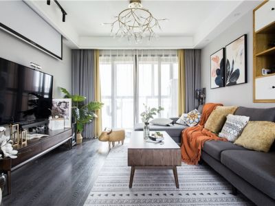 杞都花园-86㎡-北欧风效果图