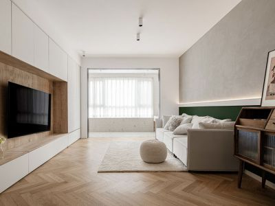 恒基福园-115㎡-北欧风效果图