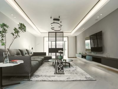 金诺富贵园-113㎡-现代风效果图