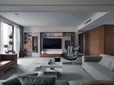 福源嘉苑-128㎡-现代风效果图