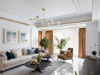 红墙国际-133㎡-现代风效果图