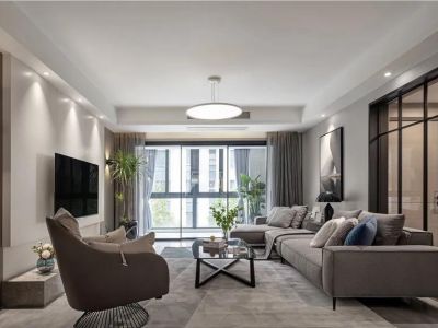 凤栖桐-150㎡-现代风效果图