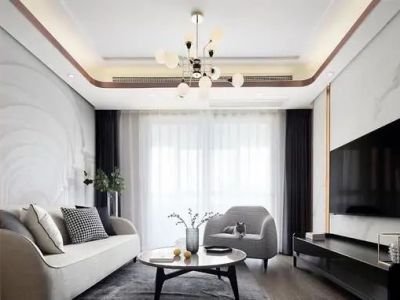 惠滇花园-109㎡-轻奢风效果图