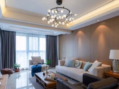 金沙海棠-126㎡-北欧风效果图