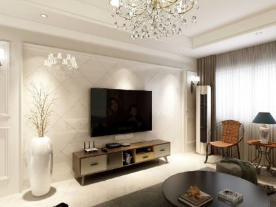 金地金茂正荣悦风华-114㎡-混搭风效果图