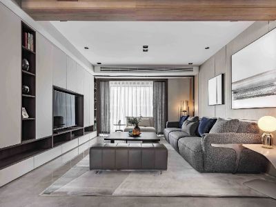 鸿通伴山半岛-162㎡-中式风效果图