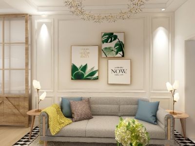 国贸蓝湾-110㎡-北欧风效果图