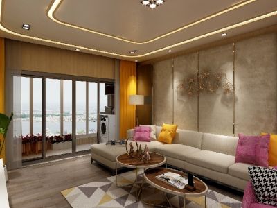 中海朝阳郡-165㎡-轻奢风效果图