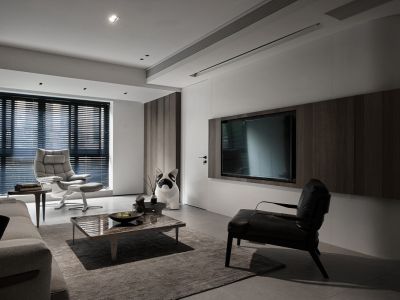 人和鑫座-92㎡-现代风效果图