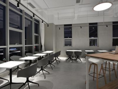 办公室-1000㎡-现代风效果图