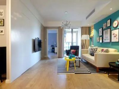 膏城花园-110㎡-北欧风效果图