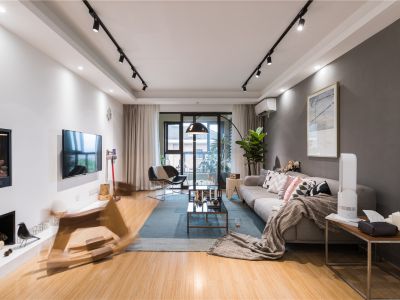 九洲保利天和-140㎡-北欧风效果图