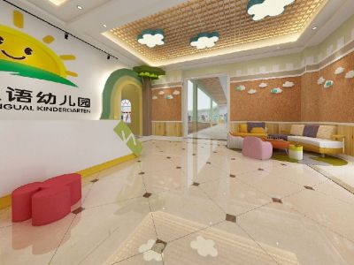 幼儿园-680㎡-绚丽风效果图