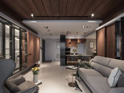 东原时光道-130㎡-现代风效果图